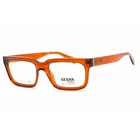 Guess Unisex Eyeglasses Shiny Light Brown Plastic Rectangular Frame GU8253 045 New. Price: $25.58.