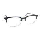 Nike 7250 019 Black Clear Blue Square Eyeglasses Frames 54-19 145 Women Pre-owned. Price: $64.99.