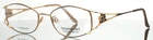 Charmant CH10838 Do Brown Gold Womens Oval Full Rim Eyeglasses 50-17-135 B:34 New. Price: $44.99.