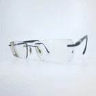 Ray-ban Rb 8724 1128 Liteforce Rimless Eyeglasses Black Silver 54-17-140 Italy Pre-owned. Price: $79.99.