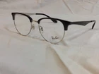 New Ray Ban Rb 6396 2932 Black Silver Square Modern Eyeglasses Frames 51/19 140. Price: $109.87.