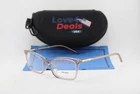 New Prada Vpr 16W-F 05N-1O1 Clear Brown Gold Authentic Eyeglasses 54-17. Price: $192.36.