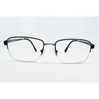 Titanflex Eyeglass Frames Mens Black M899 Dgu Semi Rimless 57-18-145 Pre-owned. Price: $39.99.