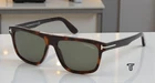 Tom Ford CECILIO-02 FT0628 52N Shiny Dark Havana Green 57 Mm Men's Sunglasses New. Price: $249.00.