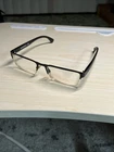 Emporio Armani EA1050 3001 Mens Gunmetal Half Rim Eyeglasses Frames 53/18 Pre-owned. Price: $89.95.