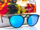 Maui Jim Ah Dang Matte Black Polarized Blue Lens Sunglass B781-2M New. Price: $168.88.