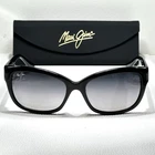 Maui Jim Polarized Sunglasses Mj 768-02 Plumeria Black Neutral Grey Nib New. Price: $225.00.