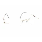 Silhouette M7374 /20 V6059 Titanium Gold Brown Rimless Eyeglasses Frames 21 145 Pre-owned. Price: $104.99.