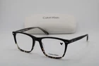 New Calvin Klein CK21502 011 Black Havana Fade Silver Authentic Eyeglasses 55-19. Price: $84.46.