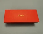 Cartier Rimless Rectangle Sunglasses Women Brown Metal Frame Black Tinted S4019C Pre-owned. Price: $153.00.