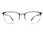 Ray-ban Eyeglasses Frames RB6421 2997 Black Silver Rectangle Full Rim 54-18-145 New. Price: $74.99.