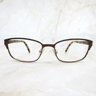 Banana Republic Charloette 0PSE Eyeglasses Frame Women Brown Half Rim 51-16-135 Pre-owned. Price: $26.99.