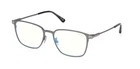 Tom Ford FT6055-D-B 012 Shiny Dark Ruthenium Square Blue Block Men's Eyeglasses New. Price: $355.06.