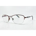 Linda Evans 367 Eyeglasses Womens Brown Semi-rimless Metal Frames 51-17-140 Pre-owned. Price: $31.99.