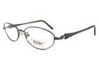 Bulova Eyeglasses Frames Beryl Gunmetal/burgundy Oval Wire Rim 52-17-135 New. Price: $48.49.