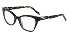 New Dkny DK-5058 001 Black Eyeglasses With Tortoise Temples 52/17/140. Price: $42.95.