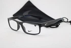 New Nike 7090 018 Matte Black Blue Authentic Eyeglasses 53-17. Price: $135.15.