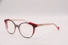New Face Shift Col 4321 Black Red Clear Authentic Eyeglasses 49-18 K1. Price: $300.30.