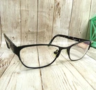 Liz Claiborne Matte Black Metal Eyeglasses Frames Only L439 0003 51-16-135 Pre-owned. Price: $35.96.