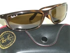 Ray-ban RB4034 PS17 Sleek Glossy Tort Brown Polarized Predator Wraps Sunglasses Pre-owned. Price: $374.99.