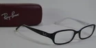Ray-ban Kids Eyeglasses Frames RB1529 3579 Black, White 47-16-125 W/gatto Case Pre-owned. Price: $19.90.