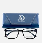 New Lulu Guinness L785 Nav Blue Multi Womens Square Eyeglasses 52-16-135 B:38. Price: $45.99.