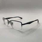 Ray-ban Eyeglasses Rb 6285 2503 Black, Half Rim 53-18-140 Frames Only Pre-owned. Price: $44.98.