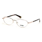 Guess 032 Gold Metal Oval Optical Eyeglasses Frame 55-16-140 Rx New. Price: $79.60.