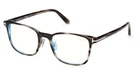 Tom Ford FT5925-D-B 020 Dark Havana Blue Block Lenses Square Men's Eyeglasses New. Price: $238.42.