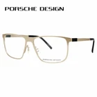 Porsche Design Eyeglasses Frames P8276 B Matte Gold Square Full Rim 57-16-145 New. Price: $119.99.