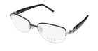 New Elle 13447 Eyeglasses Rectangular 51-17-135 Black Metal & Plastic Womens Bk. Price: $16.16.