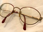 Echo Red Burgundy Metal Frames Eye Glasses Made Italy C0103 52 19 130 Full Rim Pre-owned. Price: $42.48.