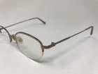Anne Klein Half Rim Eyeglasses AK9022 K1042 49-19-135 Brown Polish PA41 Pre-owned. Price: $25.03.