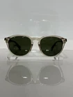 Polo Ralph Lauren 4221F 6117/71 Transparent Taupe Retro Round Acetate G15 Sung New. Price: $235.00.