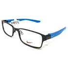 Nike Kids Eyeglasses Frames 5576 002 Black Blue Rectangular Full Rim 48-16-130 New. Price: $38.39.