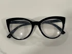 Betsey Johnson Eye Glasses Frames Only MS1021 VMP2007 Black PD58.5MM Cat Pre-owned. Price: $29.99.