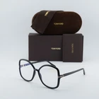 Tom Ford FT5845-B 001 Shiny Black/clear Blue Light Block 56MM Eyeglasses New .... Price: $162.00.