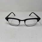 Ray-ban Clubmaster RB5154 2077 49/21/140 Matte Black Eyeglasses Frame 293A Pre-owned. Price: $64.00.