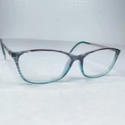 Silhouette Eyeglasses Frames Spx 1563 6052 Teal Pink Striped Cat 53-14 130 Pre-owned. Price: $79.00.