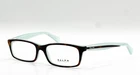 Ralph Lauren 7047 601 Havana Turquoise Square Eyeglass Frames 52-16-135 New. Price: $77.40.