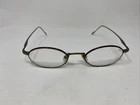 Calvin Klein Italy Titanium Eyeglasses 506 47/20/145 Tortoise Bronze Q340 Pre-owned. Price: $59.02.
