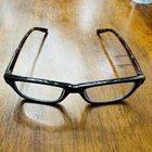 Jones New York Brown Tortoise Reading Glasses +1.50 51-17-143 Rectangular Frames Used. Price: $14.00.