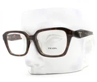 Prada Eyeglasses Vpr 14ZF 2AU-1O1 Polished Brown Havana 55MM With Case New. Price: $165.00.