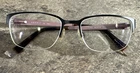Esprit ET17472 535 Black Pink Half Rim Flex Eyeglasses Frames 50-17-135-32MM Pre-owned. Price: $29.99.