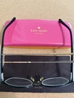 Kate Spade Shayla 0W33 Black Half Rim Cat Eyeglasses Frames 49-17 135 & Case Pre-owned. Price: $32.00.