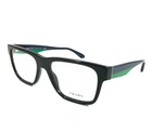 Prada Eyeglasses Frames VPR16R 1AB-1O1 Black Blue Green Stripe Square 51-16-140 New. Price: $129.99.