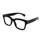 Gucci GG1138O 001 Black Thick Rectangular Gold Unisex Eyeglasses 230 Nuovo. Price: $268.16.