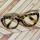 Valentino Rockstud Accents Studded Tortoise Brown Eye-glass Frames V622S 281 130 Pre-owned. Price: $85.00.