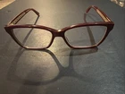 Gucci Gg 0312O 003 Burgundy Gold Cat Eyeglasses Frames 52-14 140 Pre-owned. Price: $69.99.