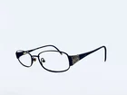 Anne Klein Ny Black Metal Oval Rectangular Frame Glasses AK9113 490 15 135 Pre-owned. Price: $24.00.
